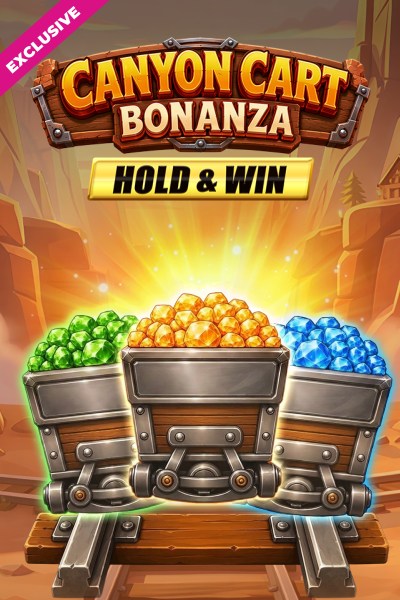 Canyon Cart Bonanza: Hold & Win